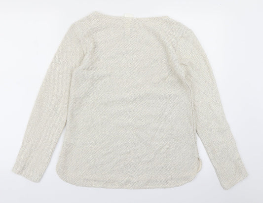 H&M Womens White   Pullover Jumper Size XS