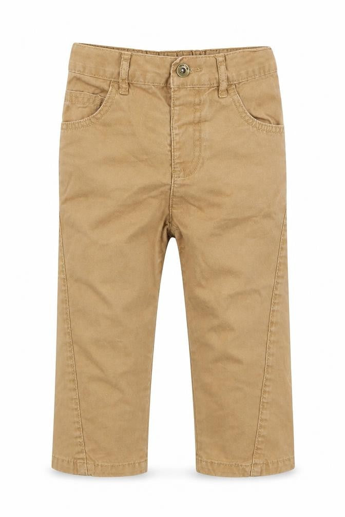 Front view of George Baby Brown Cargo Trousers, size 12-18, Months