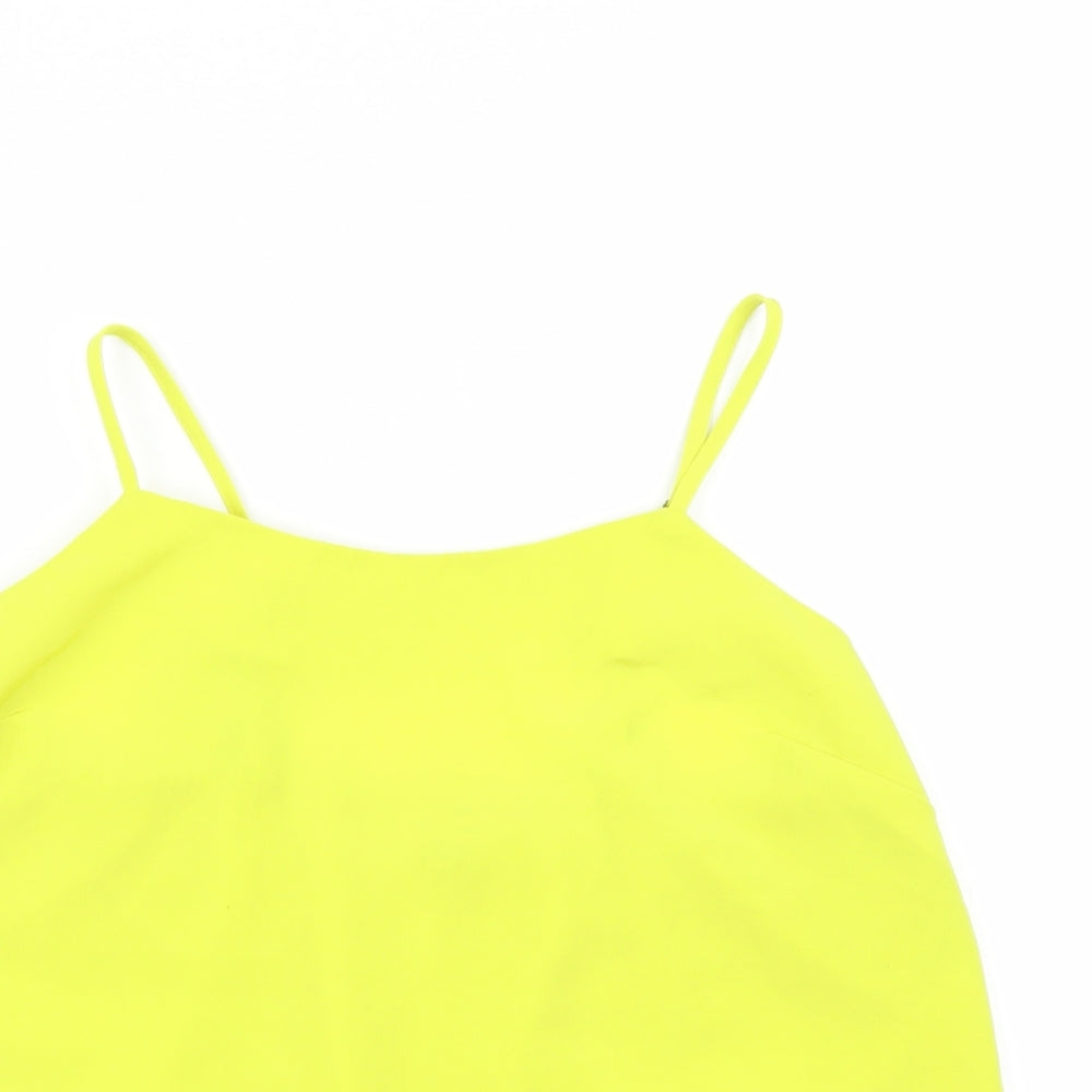 River Island Womens Yellow   Camisole Blouse Size 10