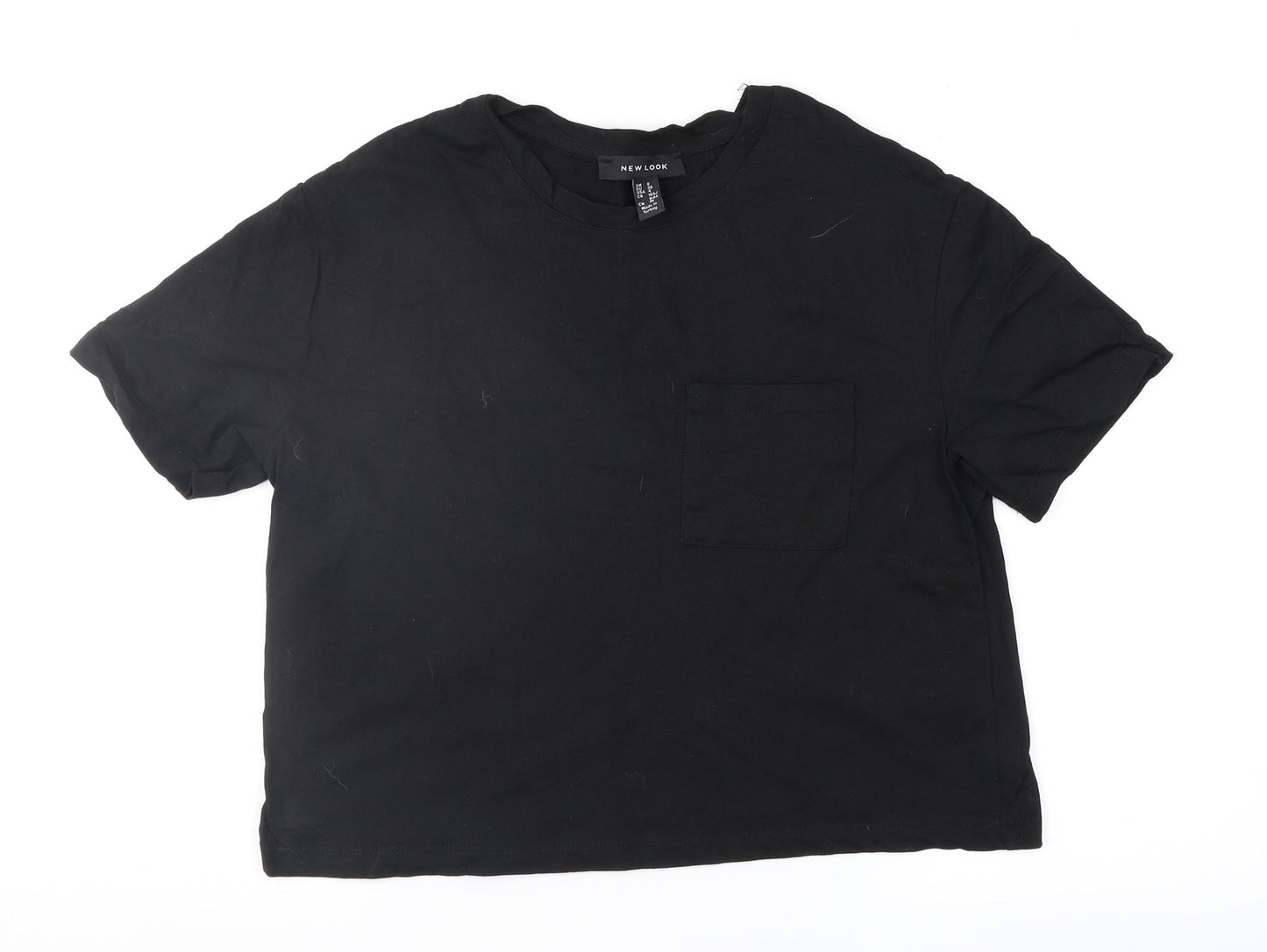 New Look Womens Black   Basic T-Shirt Size 8