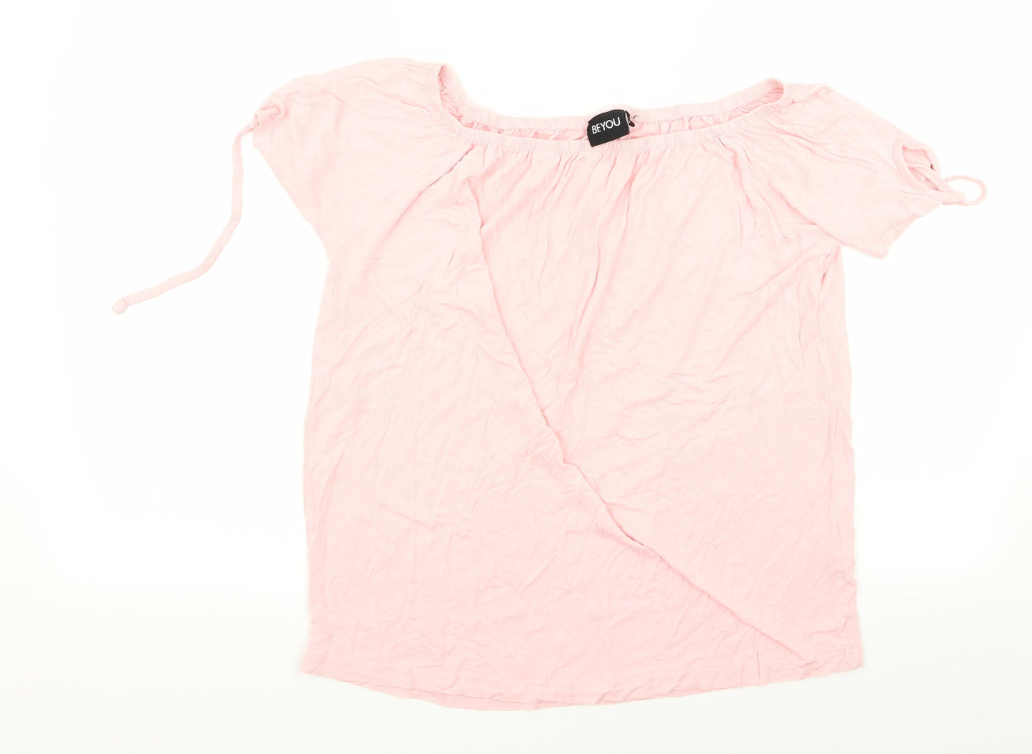 be you Womens Pink   Basic T-Shirt Size 10  - size 8-10