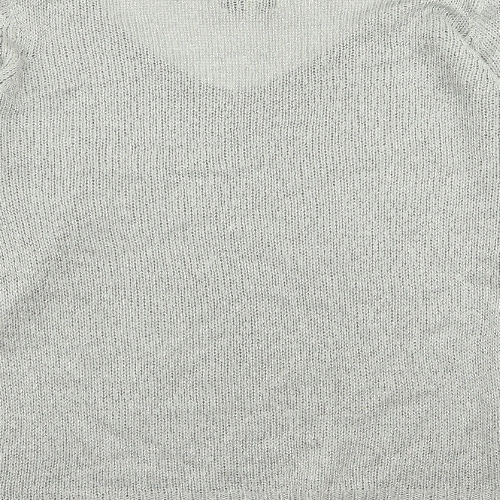 Papaya Womens Grey   Pullover Jumper Size L