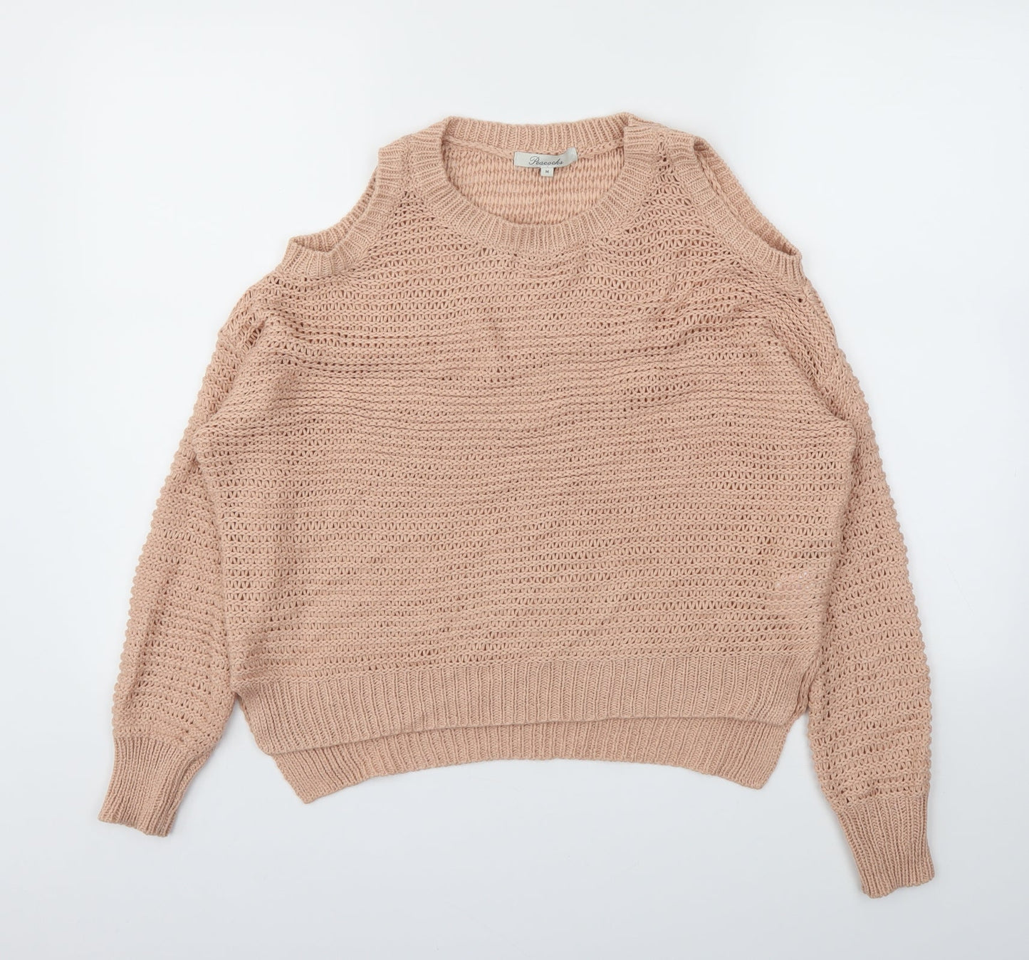 Peacocks Womens Pink   Pullover Jumper Size M
