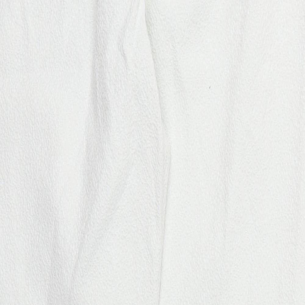 W Womens White   Trousers  Size 10 L28 in