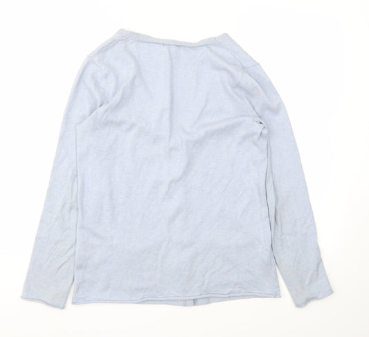 Eddie Bauer Womens Blue   Cardigan Jumper Size S
