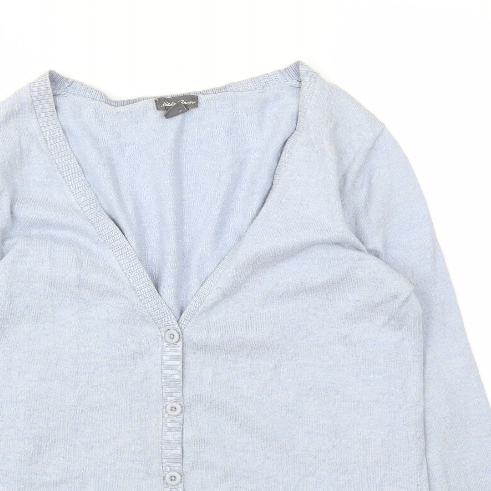 Eddie Bauer Womens Blue   Cardigan Jumper Size S