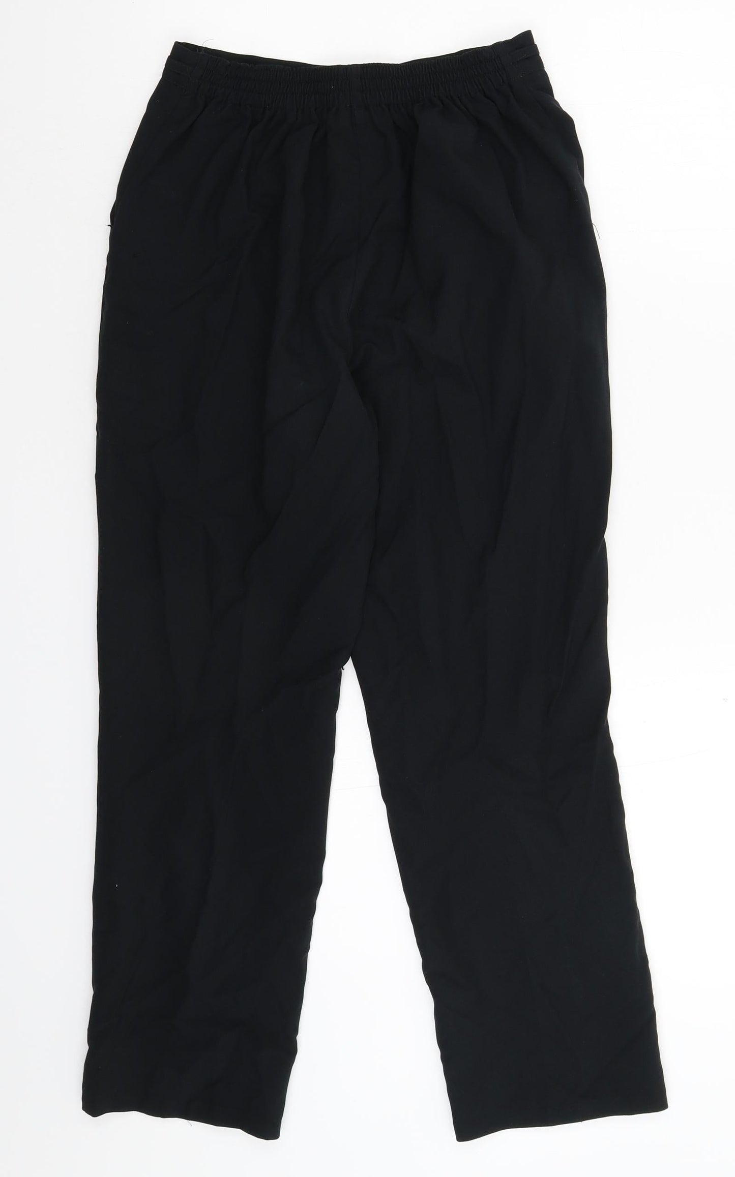 BHS Womens Black   Trousers  Size 8 L25 in