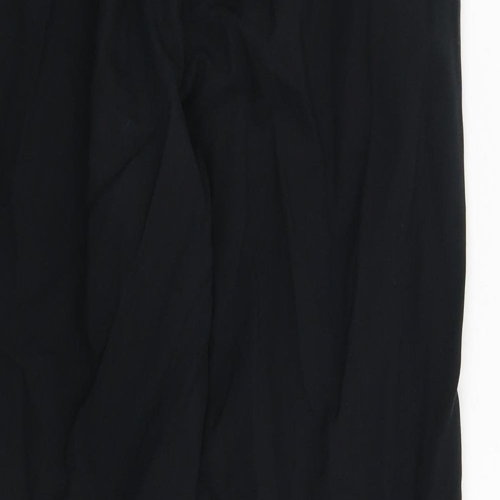BHS Womens Black   Trousers  Size 8 L25 in