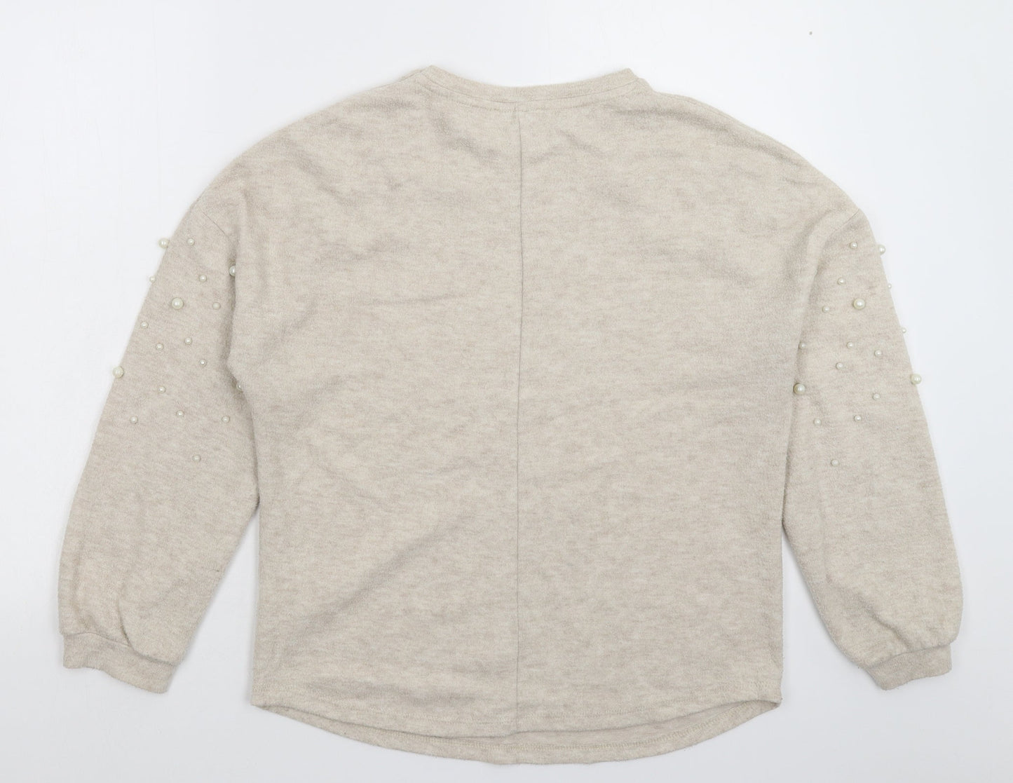 Papaya Womens Grey  Knit Pullover Jumper Size 8