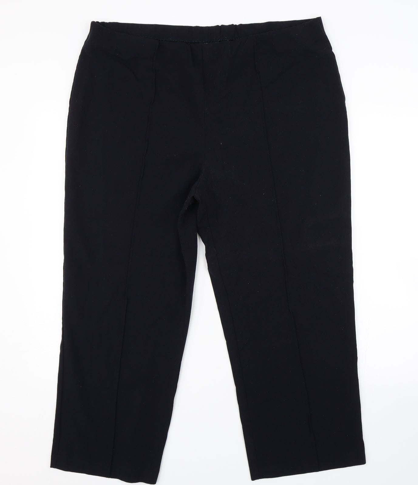 Isle Essentials Womens Blue   Carrot Trousers Size 20 L24 in
