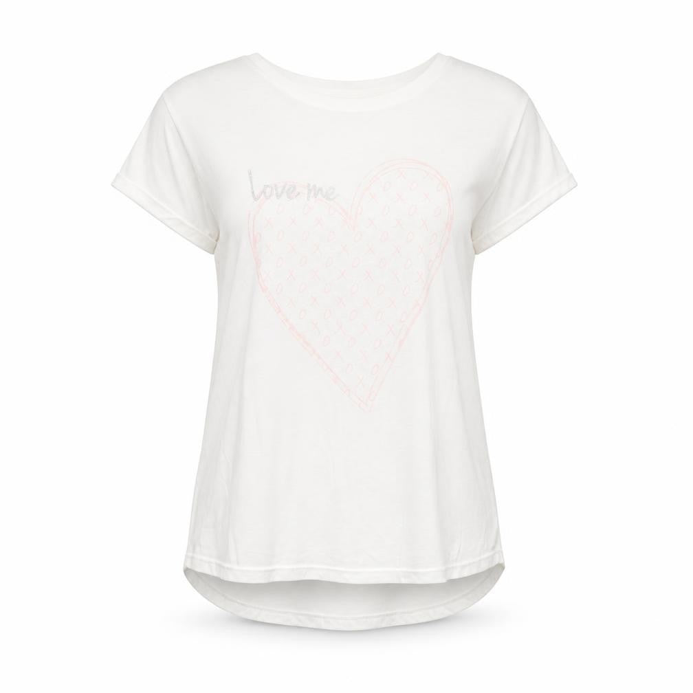 Front view of Papaya women’s white basic t-shirt, size UK 12
