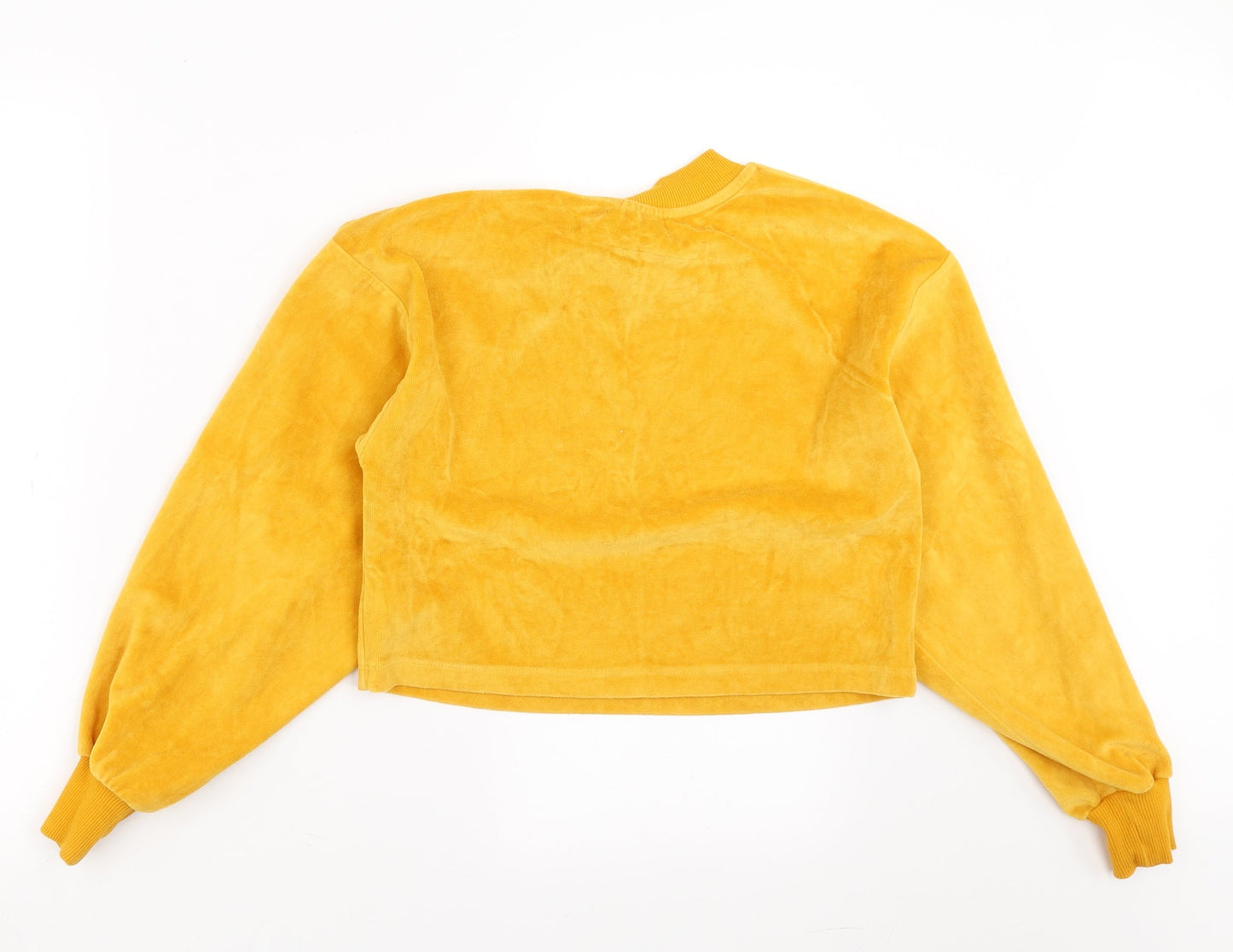 Candy Couture Girls Yellow   Pullover Sweatshirt Size 12 Years