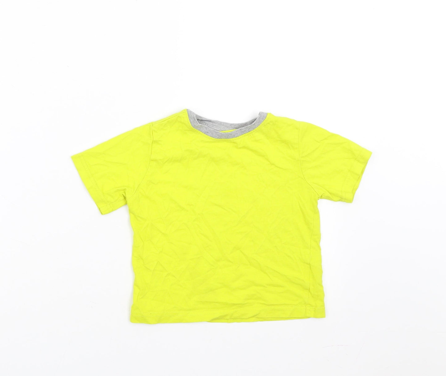 Nutmeg Boys Yellow   Basic T-Shirt Size 2-3 Years