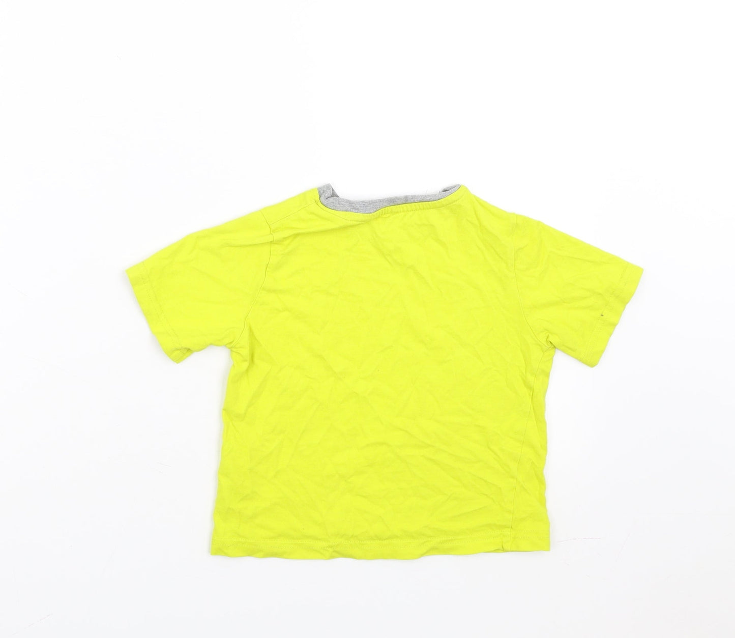 Nutmeg Boys Yellow   Basic T-Shirt Size 2-3 Years