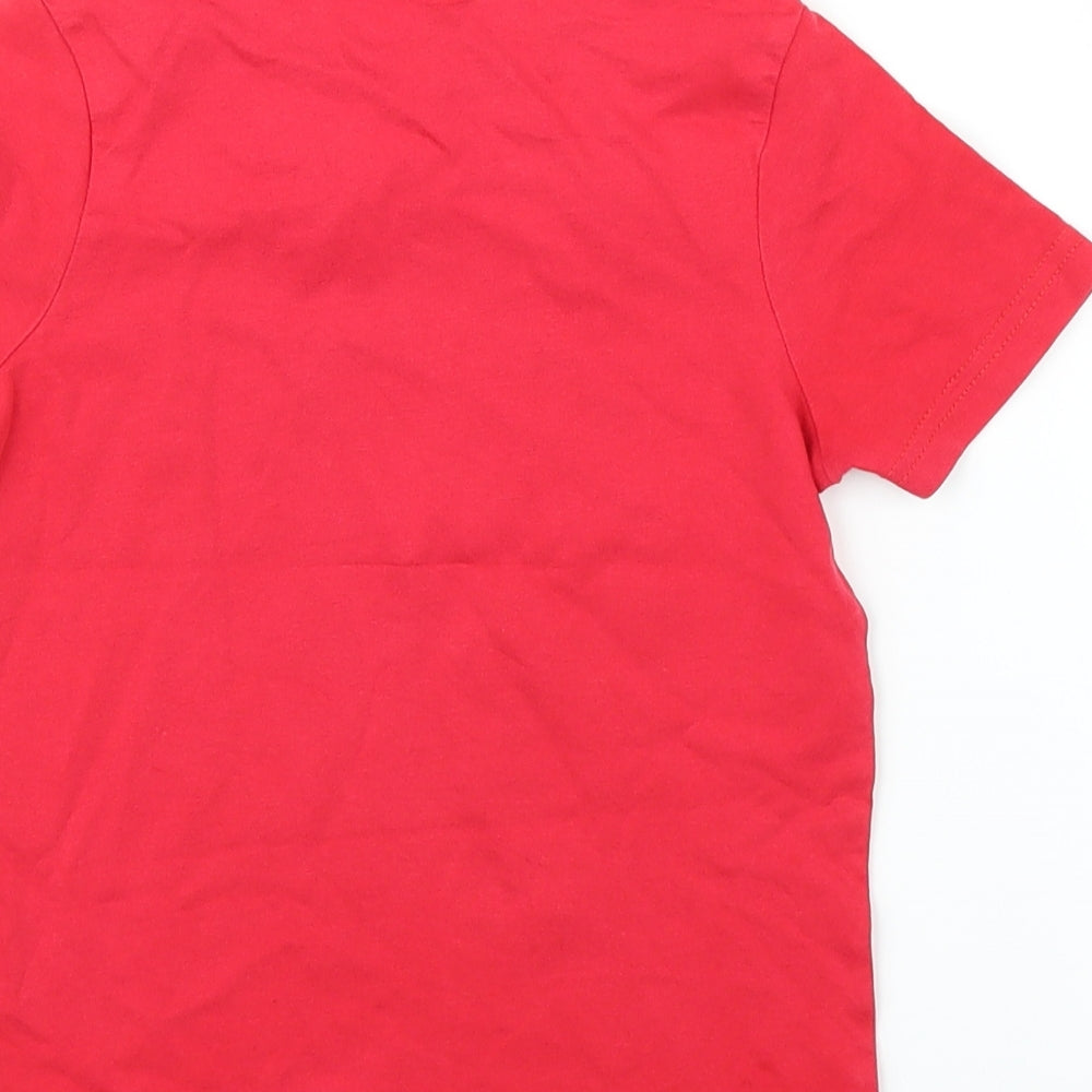 George Boys Red   Basic T-Shirt Size 3-4 Years
