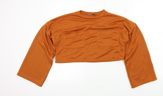 Boohoo Womens Brown   Pullover Jumper Size 10