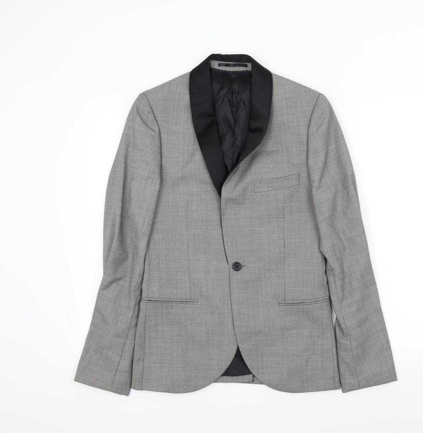 Topman Mens Grey   Jacket Blazer Size M