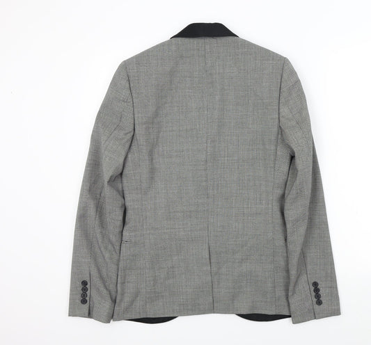 Topman Mens Grey   Jacket Blazer Size M