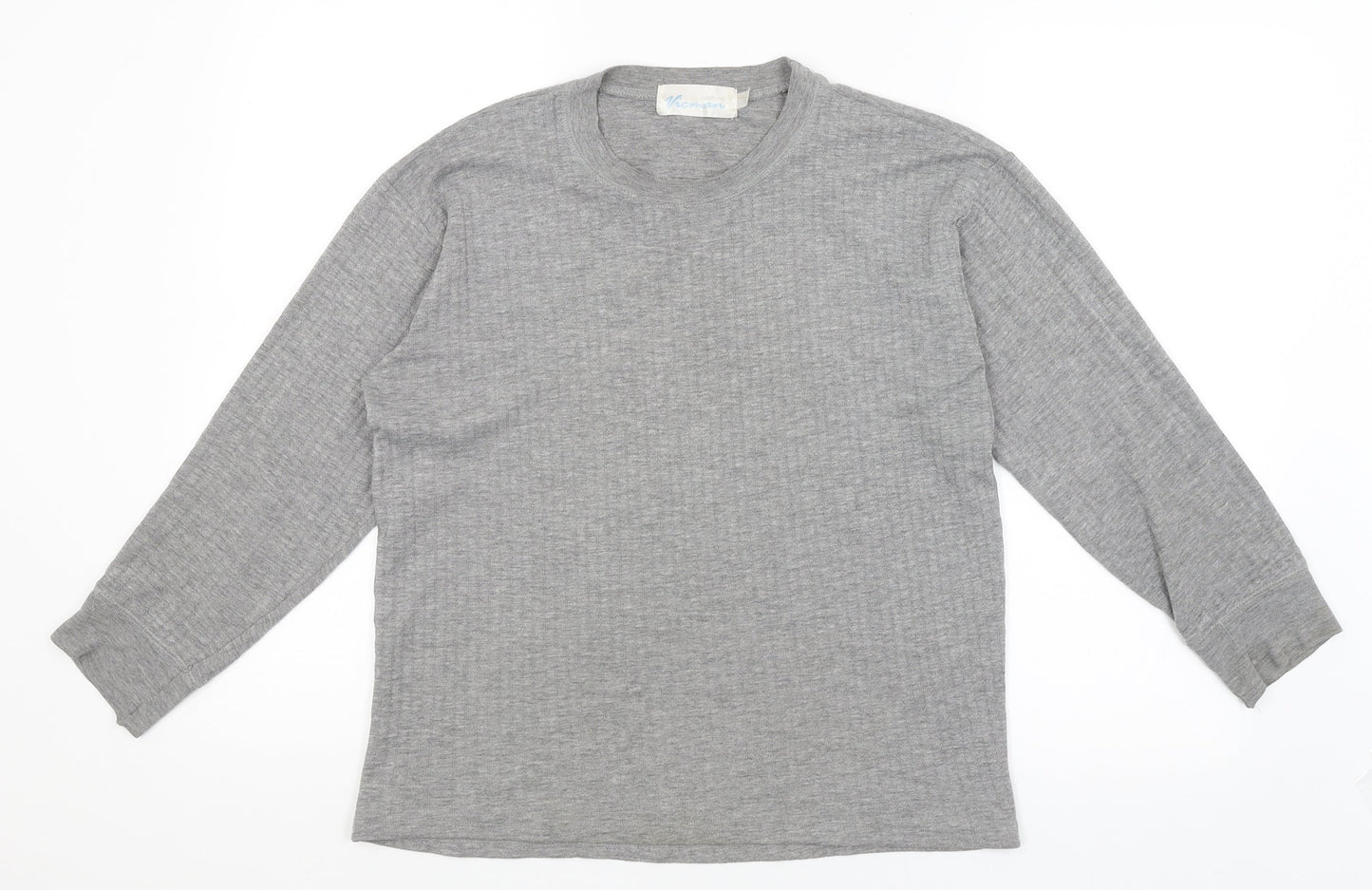Vicman Mens Grey   Pullover Jumper Size S