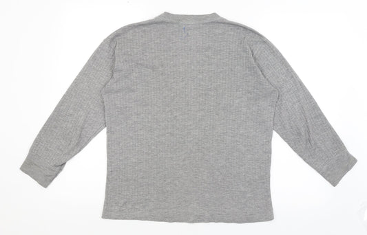 Vicman Mens Grey   Pullover Jumper Size S