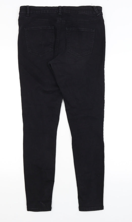 Denim Co Womens Black   Skinny Jeans Size 14 L27.5 in
