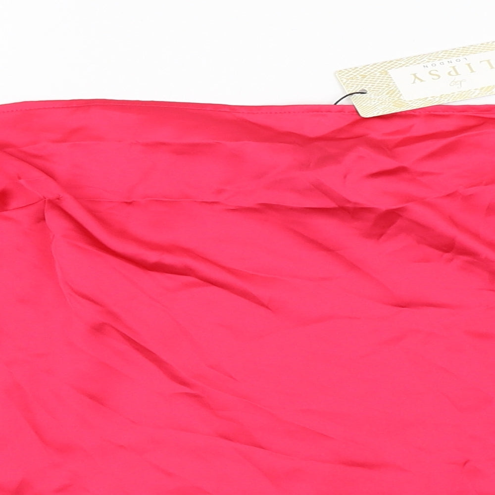 Lipsy London Womens Pink   Basic Blouse Size 18