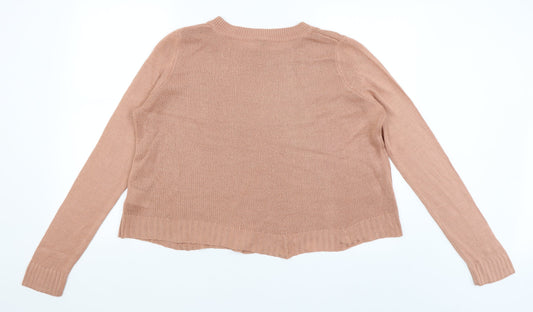 Divided Womens Pink   Pullover Jumper Size M