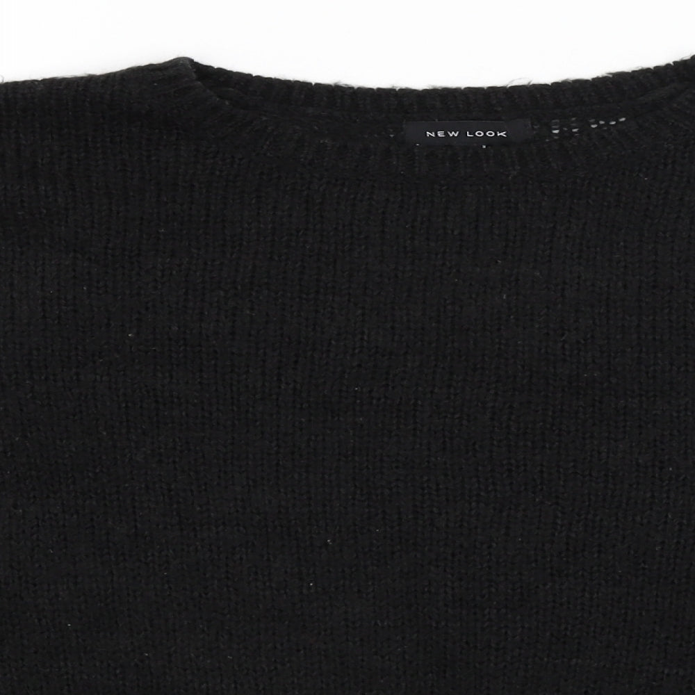 New Look Womens Black   Pullover Jumper Size S