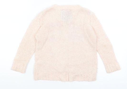 Sweet Millie Girls Pink   Pullover Jumper Size 5 Years  - Cute