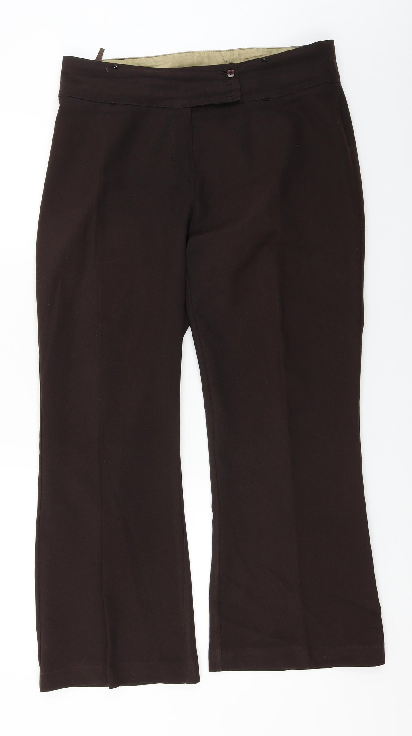 Armanto  Womens Brown   Trousers  Size 34 in L24 in