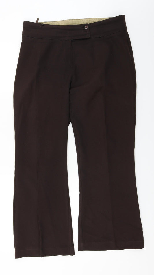 Armanto  Womens Brown   Trousers  Size 34 in L24 in