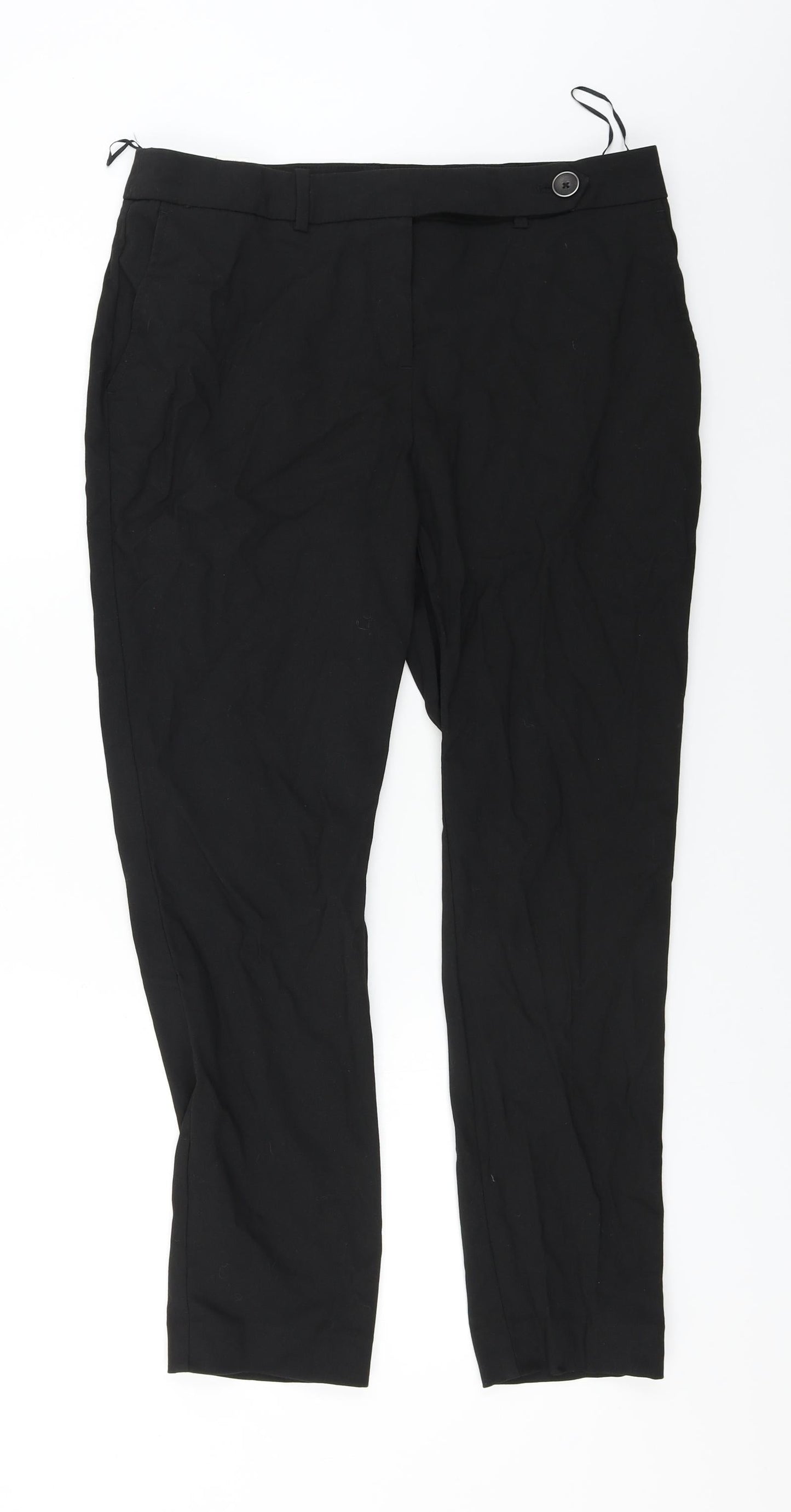 NEXT  Womens Black   Trousers  Size 12 L24 in