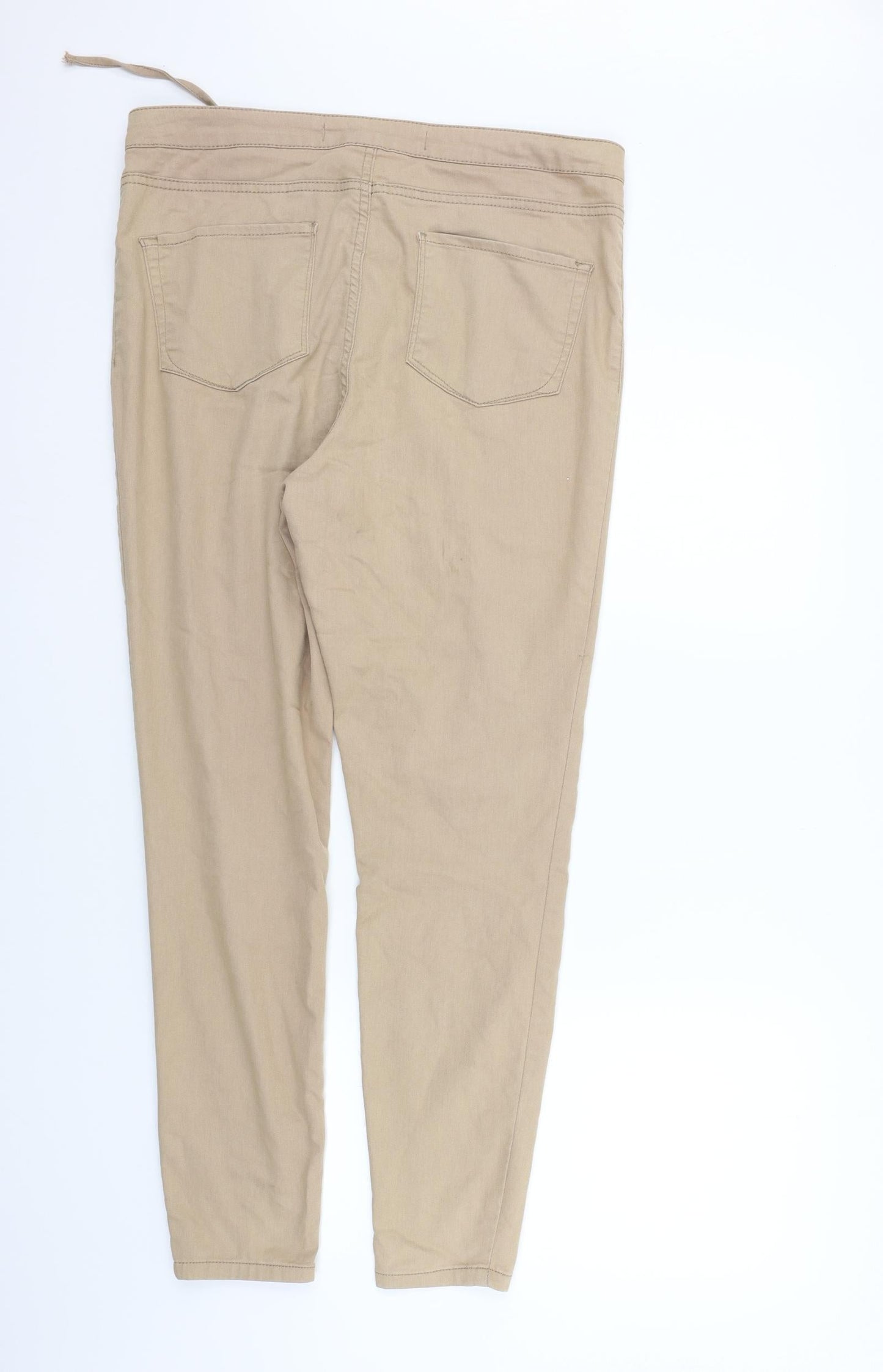 deniem & co Womens Beige   Trousers  Size 18 L29 in