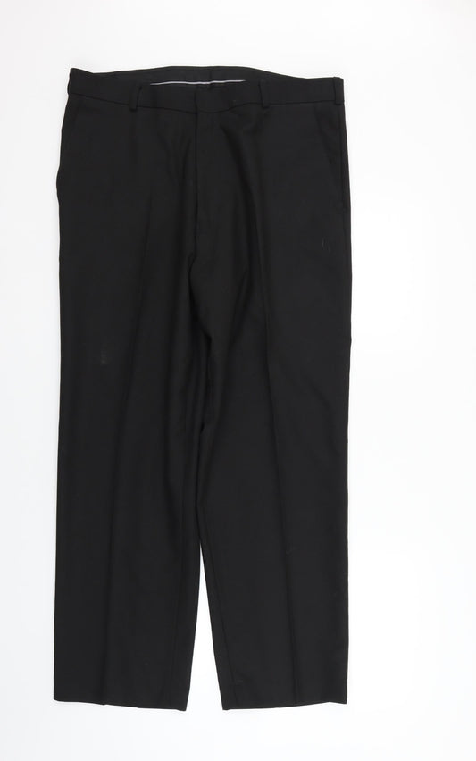 Preworn Womens Black   Trousers  Size 36 in L27 in