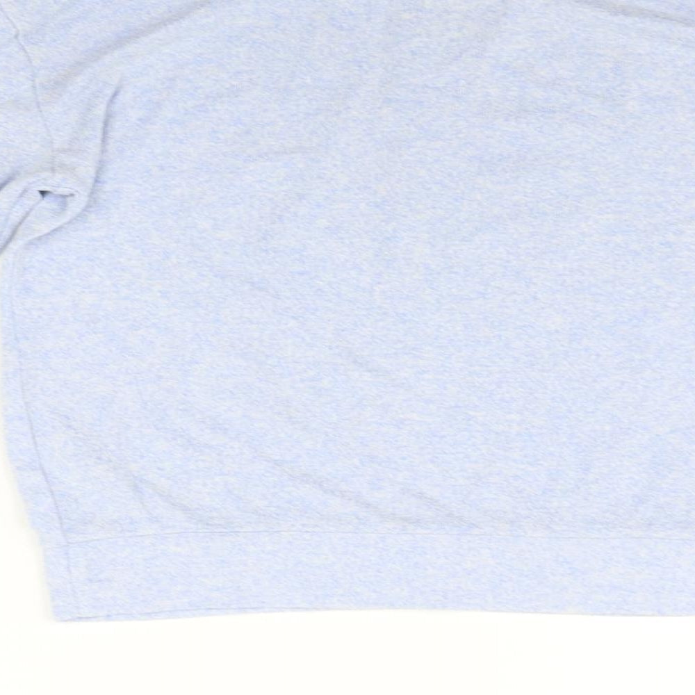 LOVE TO LOUNGE Womens Blue Solid  Top Pyjama Top Size XS