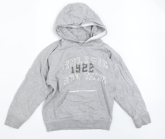 Rebel Boys Grey   Pullover Hoodie Size 6-7 Years