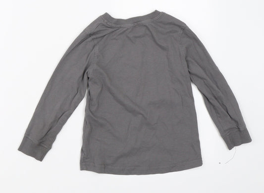 George Boys Grey   Basic T-Shirt Size 3-4 Years