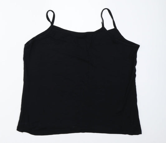 BM Womens Black   Camisole T-Shirt Size L