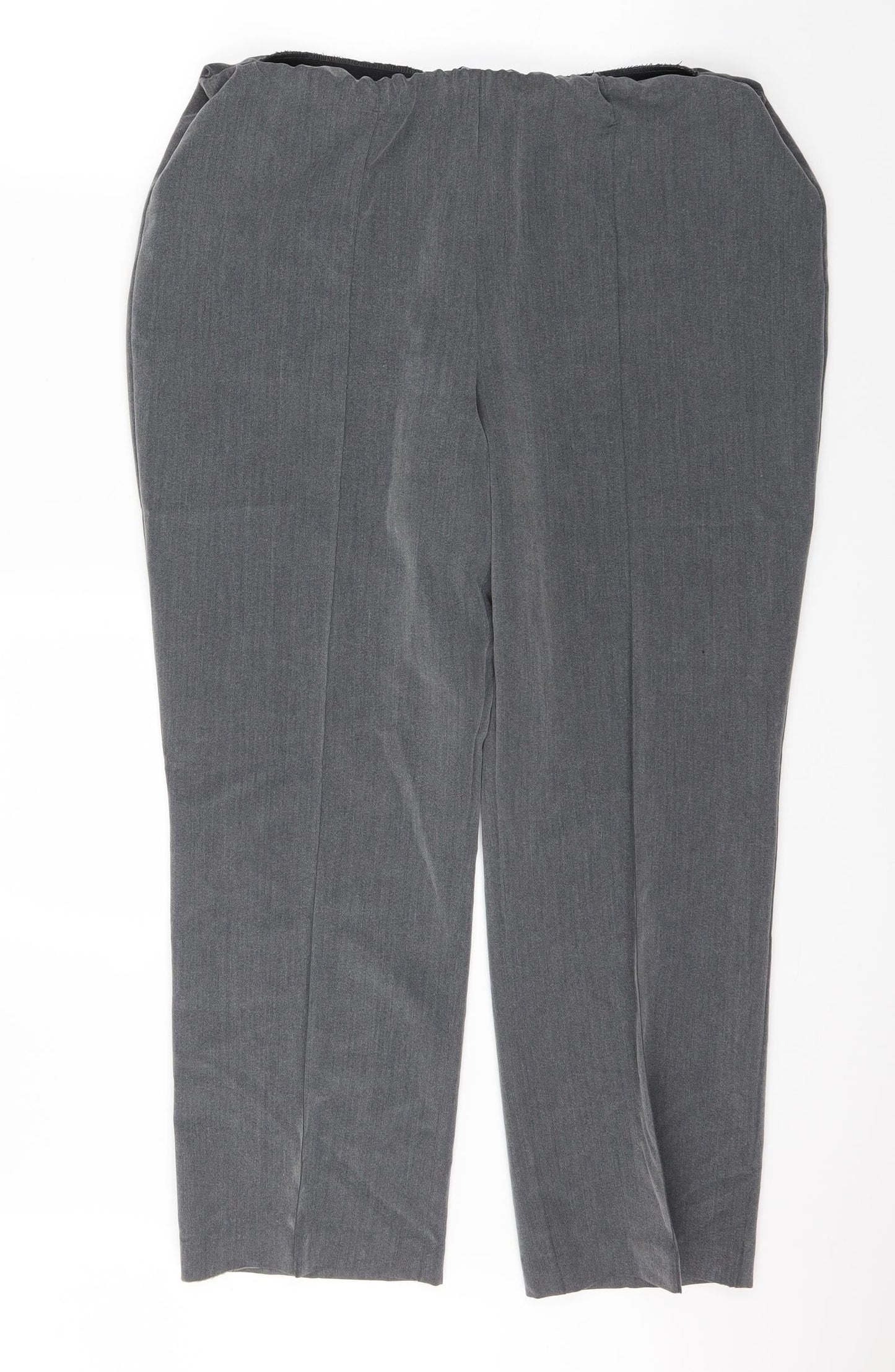 BM Womens Grey   Trousers  Size 16 L25 in