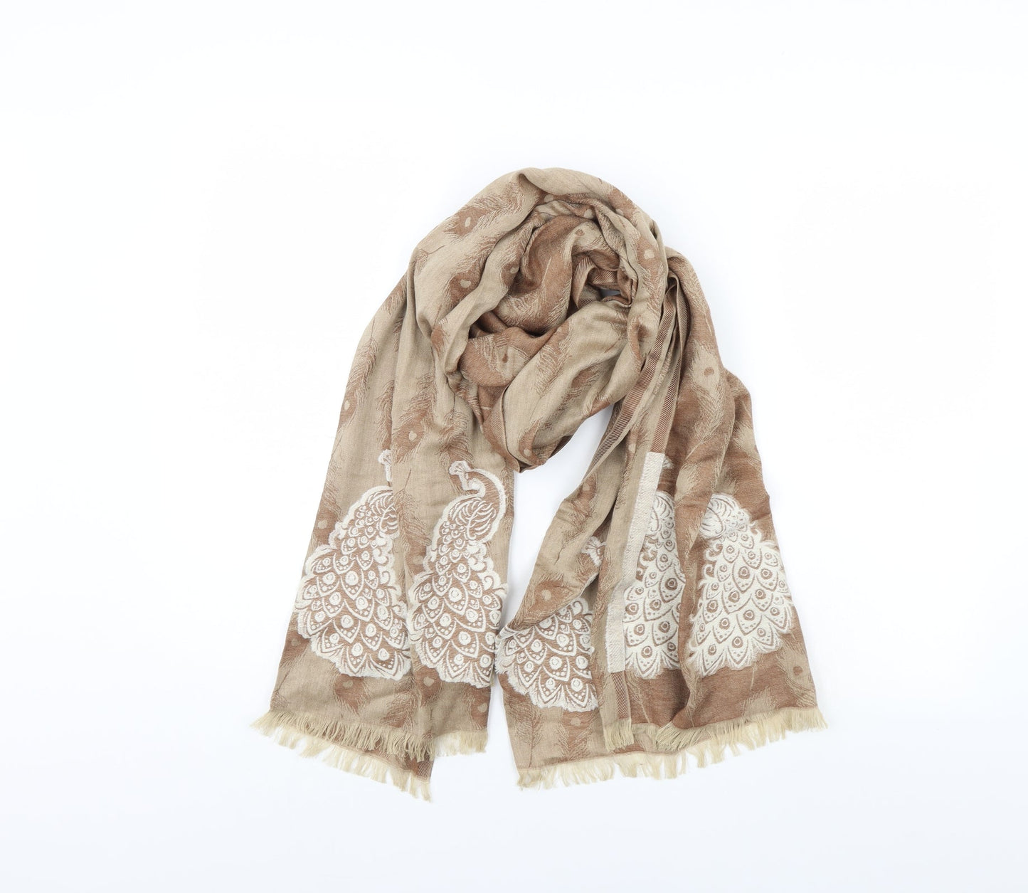 Preworn Womens Brown    Scarf