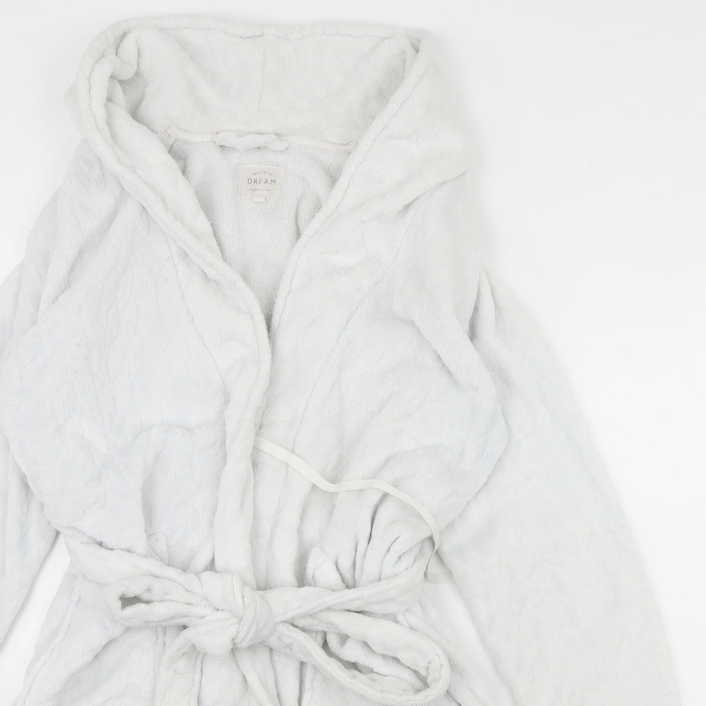 MAKE TIME TO DREAM Womens White   Cami Robe Size L