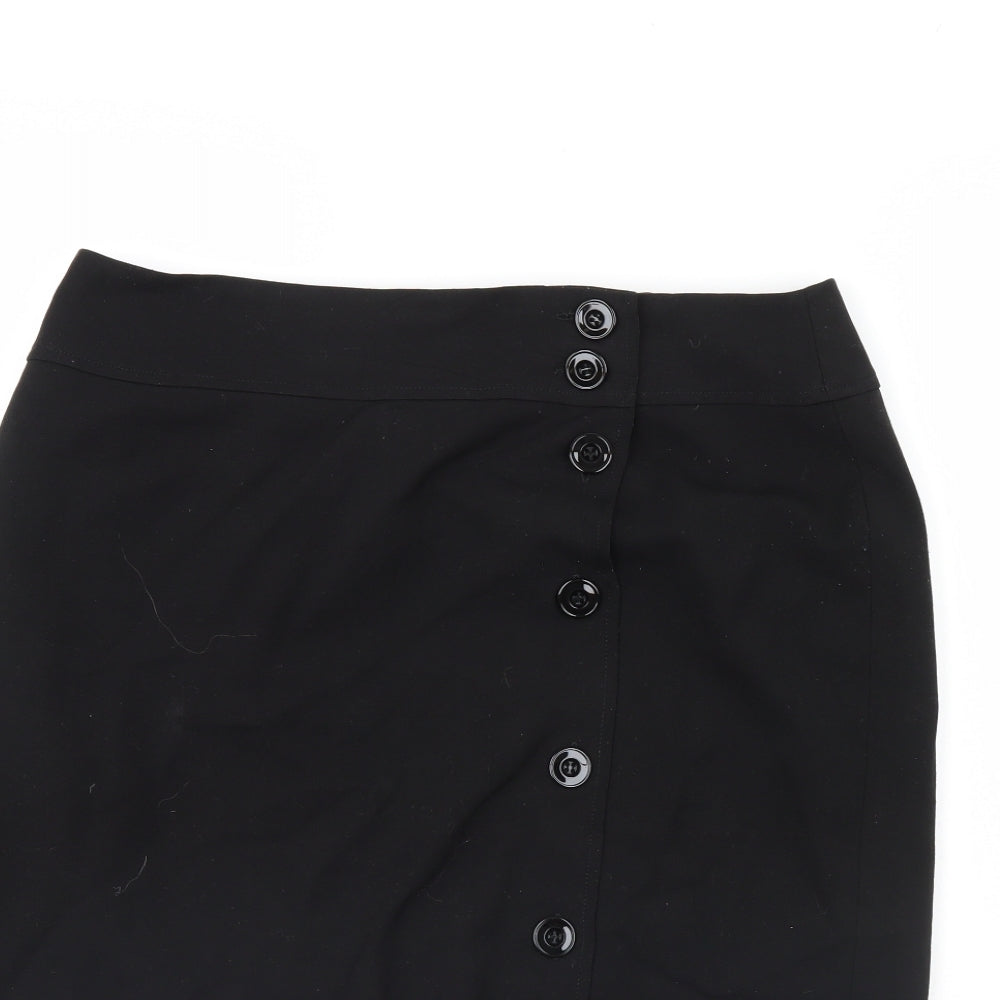 Artigiano Womens Black   A-Line Skirt Size 32 in