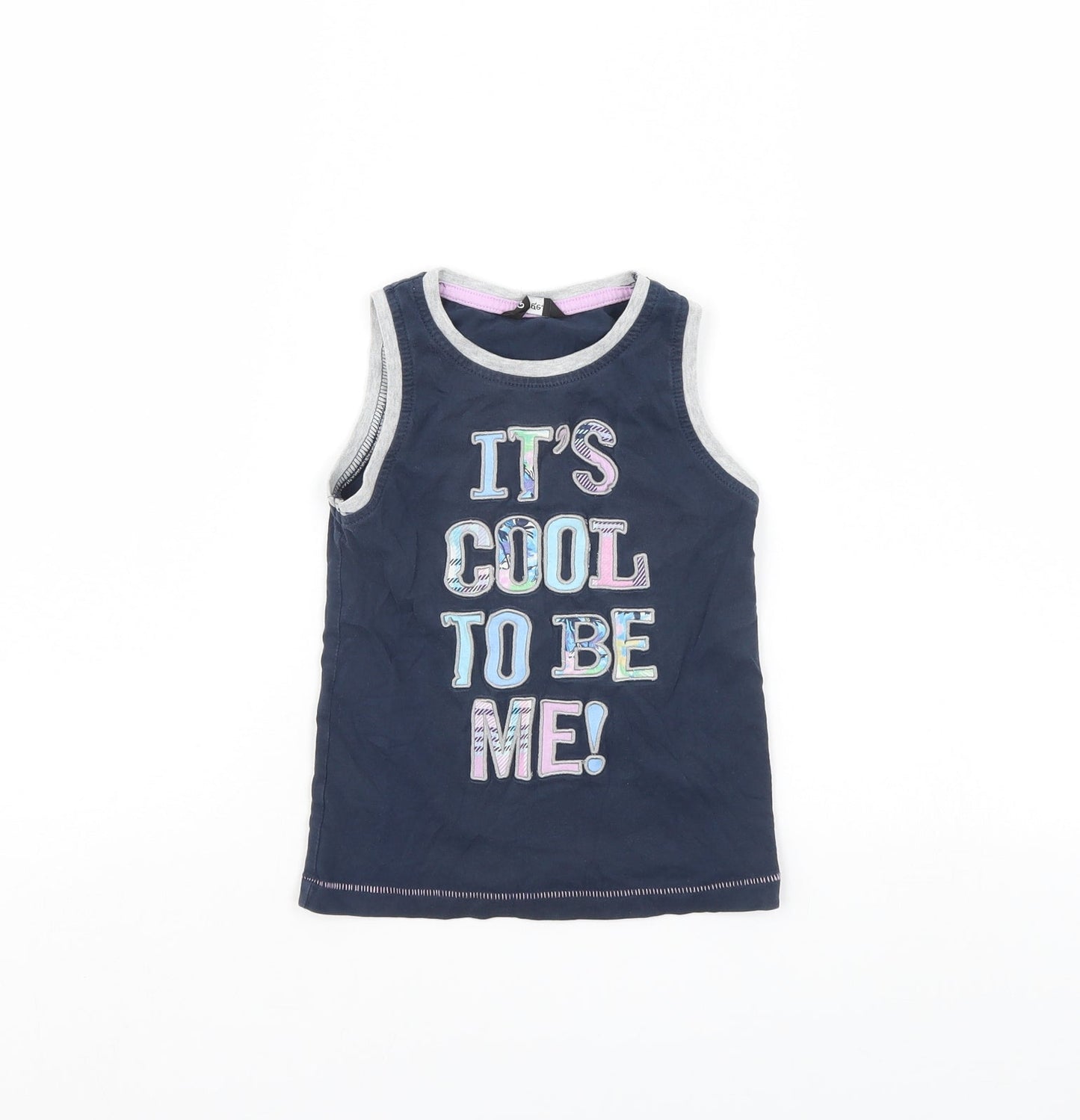 George Girls Blue   Basic Tank Size 2 Years