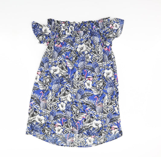 Atmosphere Womens Blue Floral  Kaftan  Size 14