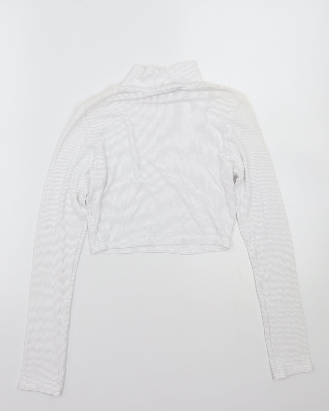 Missguided Womens White   Basic T-Shirt Size 8