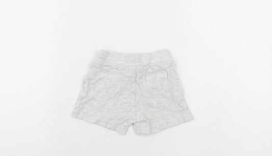 F&F Boys Grey   Cropped Trousers Size 6-9 Months  - shorts