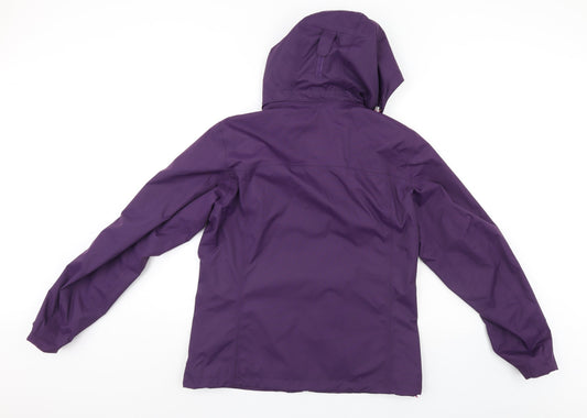 Quechua Womens Purple   Rain Coat Jacket