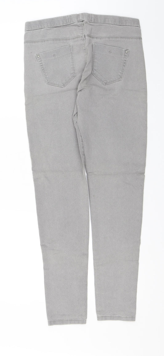 Denim & Co. Womens Grey   Jegging Jeans Size 10 L27 in