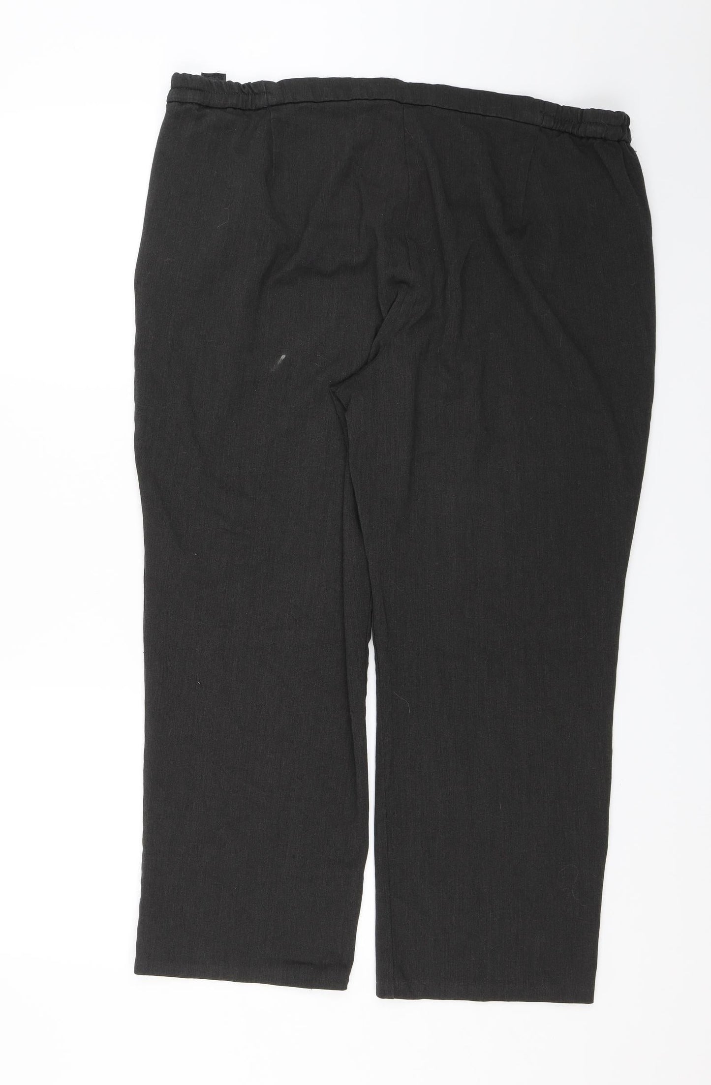 M&S Womens Black   Dress Pants Trousers Size 18 L23 in