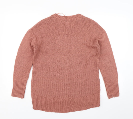 New Look Womens Pink   Pullover Jumper Size S